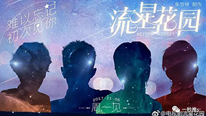 新版《流星花园》的土味海报，看完打算去应聘剧组美工！